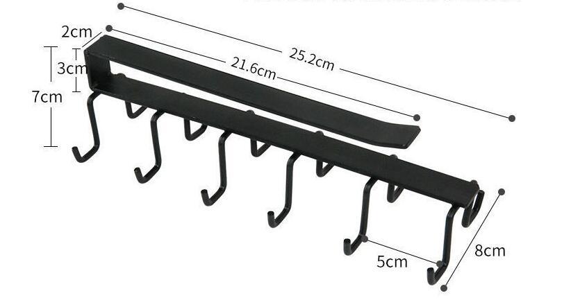 Kitchen Organizer Hanging Rack Holder