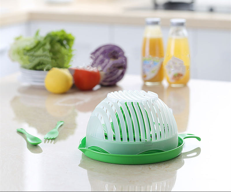 Creative Fruit and Vegetable Cutting Bowl