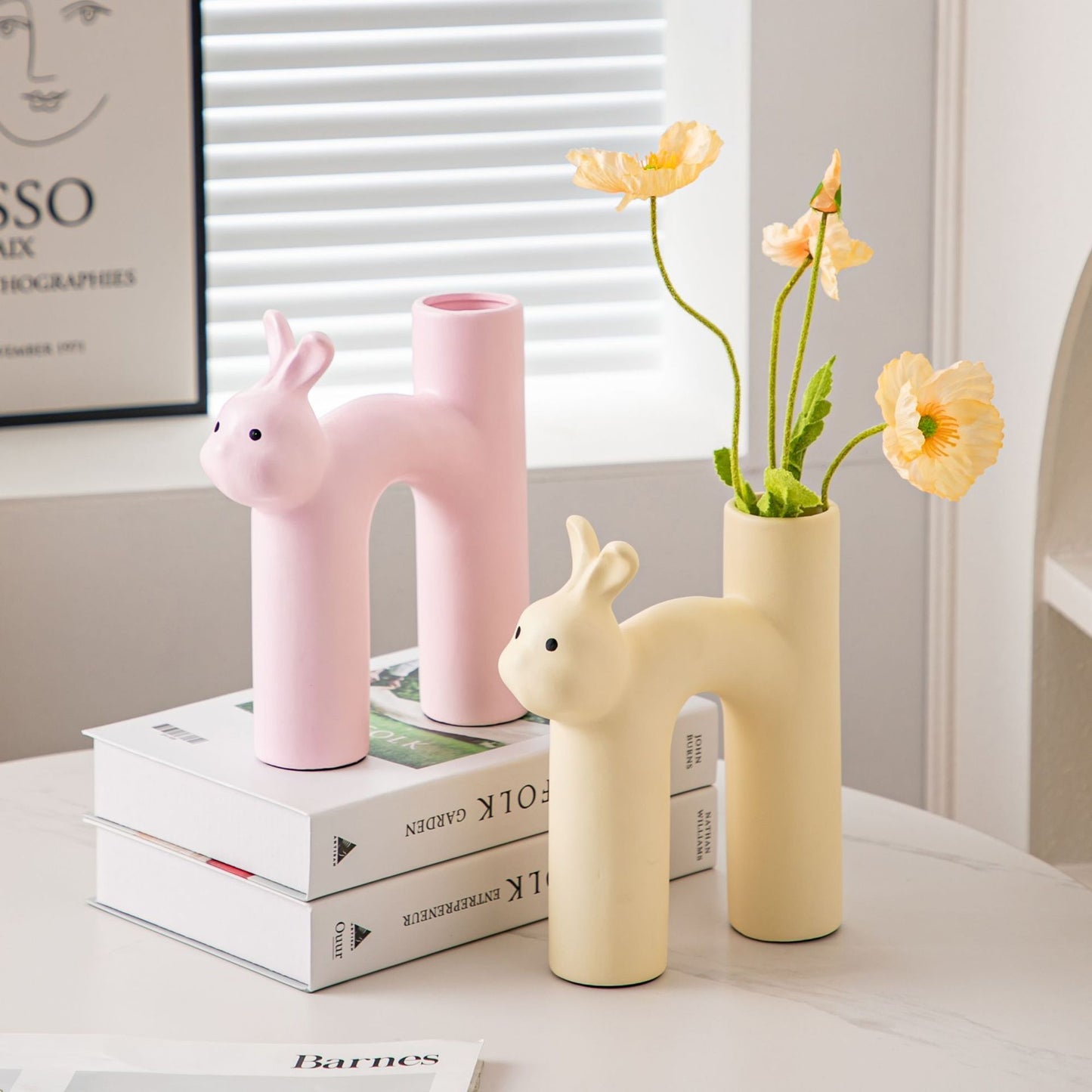 Nordic Cream Style Ceramic Vase