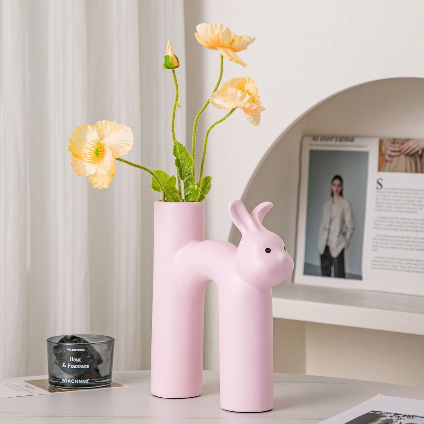 Nordic Cream Style Ceramic Vase