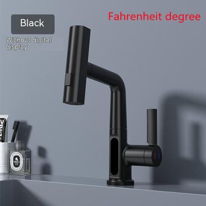 Digital Display Pull-Out Basin Faucet