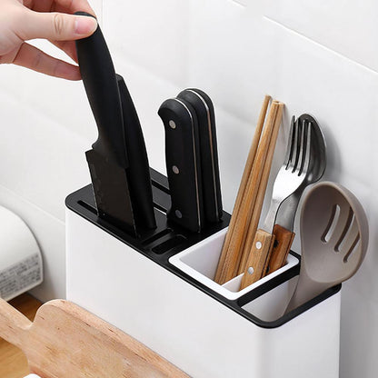 Plastic Tableware and Knife Storage Rack
